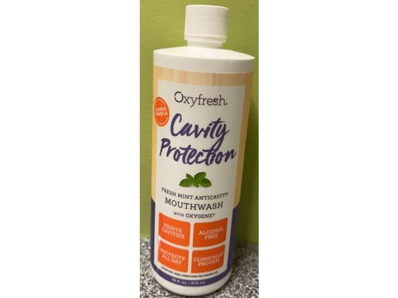 Oxyfresh Cavity Protection Mouthwash, Freshmint, 16 fl oz/473 mL