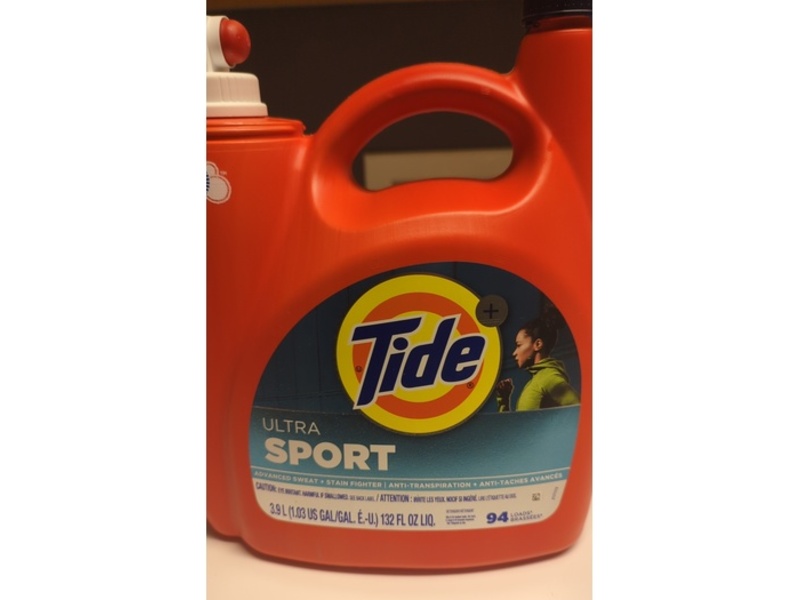Tide Ultra Sport Liquid Detergent, 94 Loads, 132 fl oz/3.9 L