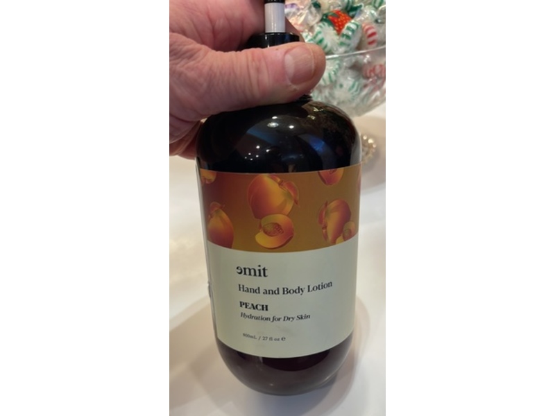 Emit Hand & Body Lotion, Peach, 27 fl oz/800 mL, Pck Of 3