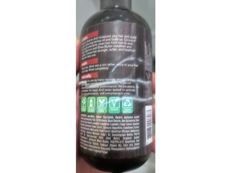 Every Man Jack 2-In-1 Daily Shampoo + Conditioner, Cedarwood, 8 oz/236 mL