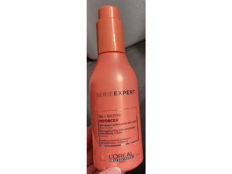 L'Oreal Professional Serie Expert Strengthening Anti Breakage Smoothing Cream Leave In, 5.1 fl oz/150 ml