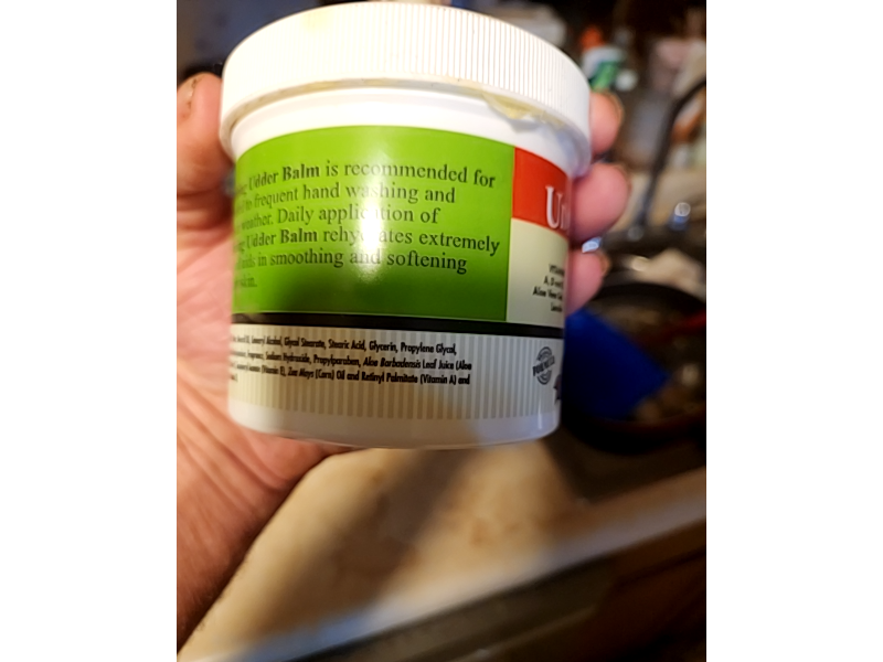 The Happy Cow Moisturizing Udder Balm ,12 oz