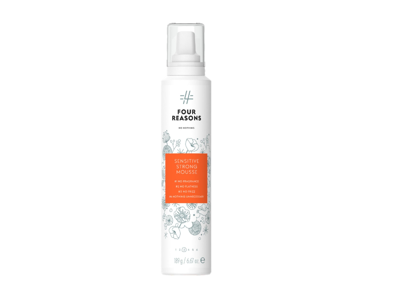 Four Reasons No Nothing Sensitive Strong Mousse, 6.67 oz/ 189 g