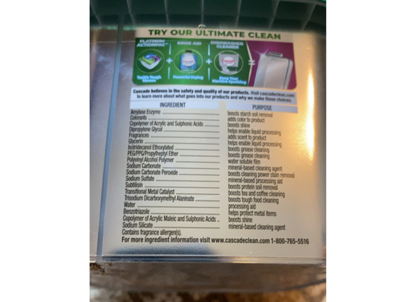 Cascade Platinum + Oxi ActionPacs, Fresh Scent, 20.0 oz/568 g, 36 Pacs