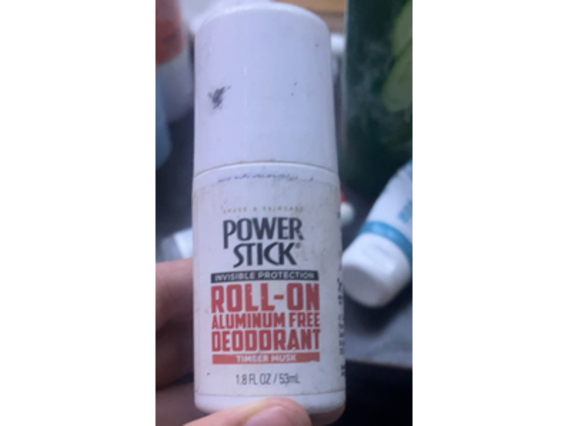 Power Stick Roll On Deodorant, Timber Musk, 1.8 fl oz/53 mL, Pack Of 6