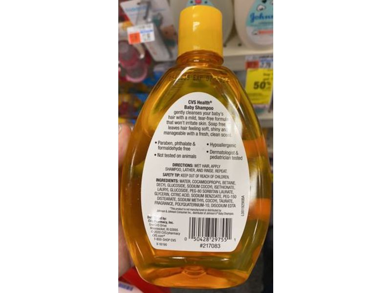 Cvs Health Baby Shampoo, Mild & Gentle, 13.6 fl oz/400 mL