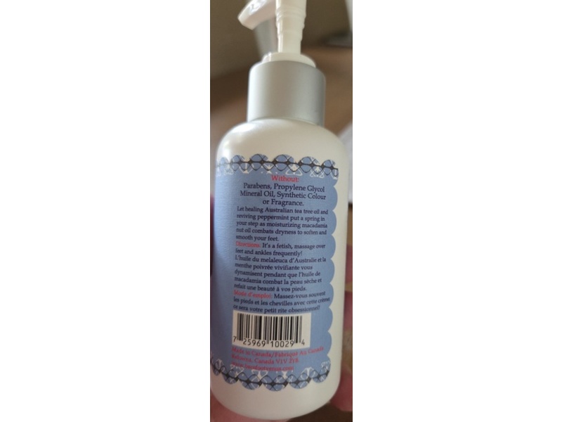 Barefoot Venus Foot Fetish Australian Tea Tree Repairing Foot Lotion, 4 fl oz/120 mL