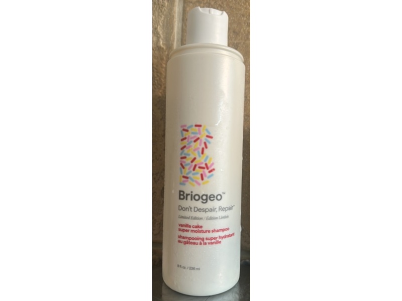 Briogeo Don't Despair,Repair Super Moisture Shampoo, Vanilla Cake, 8 fl oz/236 mL