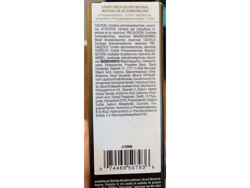 Joico Lumishine Repair + Demi-Permanent Creme Color, Dimensional Deposit, 6Na Natural Ash Dark Blonde, 2.5 fl oz/74 mL