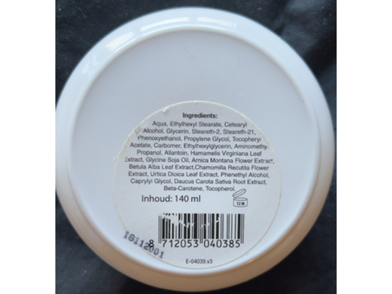 Jacob Hooy Vitamin E Cream, 140 mL