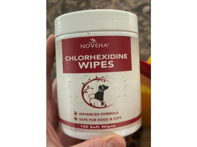 Noveha Chlorhexidine Wipes, 150 Count
