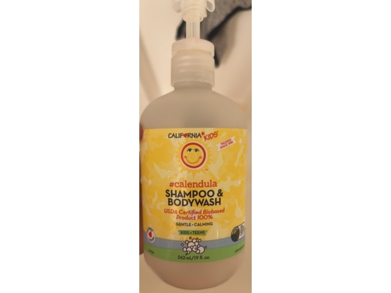 California Kids Shampoo & Body Wash, Calendula, 19 fl oz/562 mL