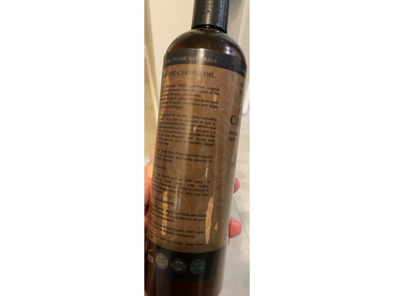 Mary Tylor Naturals Organic Castor Oil, 16 fl oz/473 mL