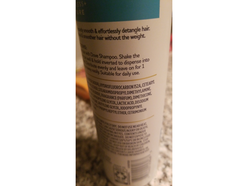 Dove Ultracare Conditioner Foam for Fine, Dry Hair Weightless Moisture, 7 oz