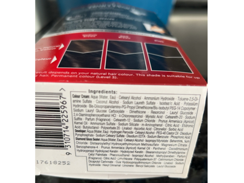 Schwarzkopf Permanent Hair Color, Diamond Gloss Sealer, 90 Black, 1 Application