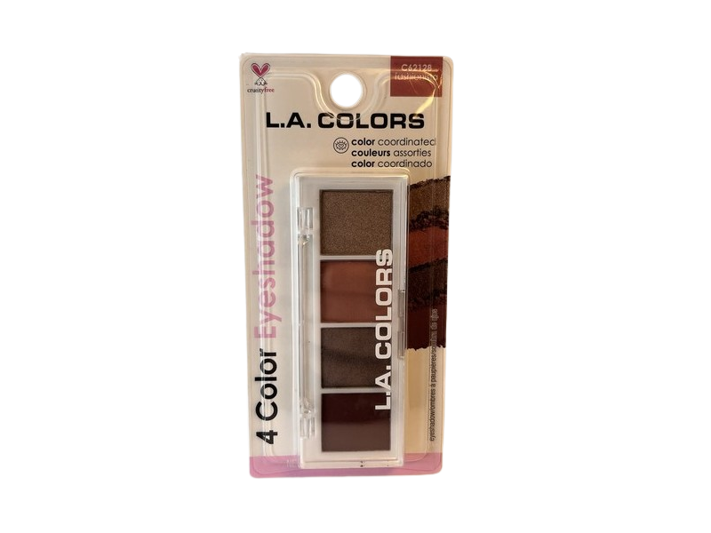 L.A. Colors 4 Color Eyeshadow, Fashionista, 0.14 oz/4 g