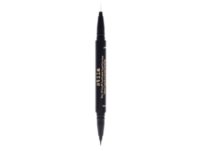 Stila Stay All Day Dual-Ended Waterproof Liquid Eyeliner, Intense Black/Snow, 0.033 oz