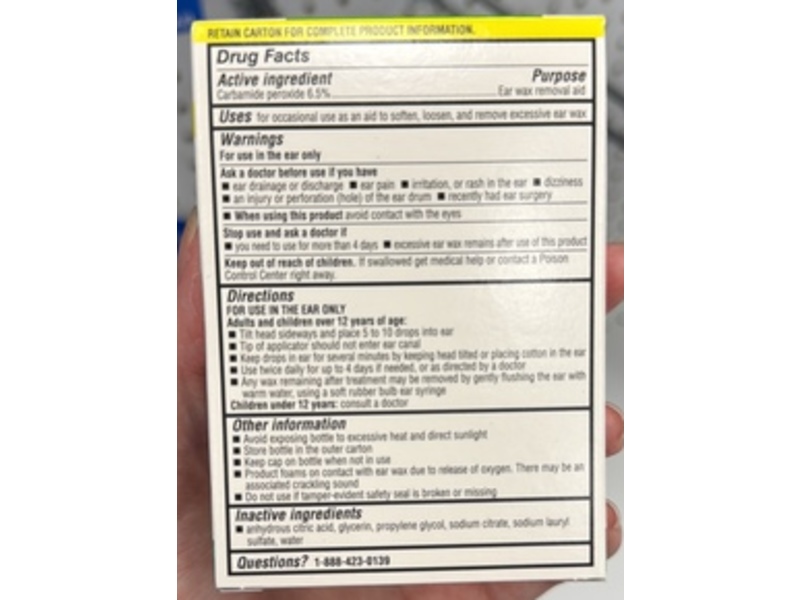 TopCare Earwax Removal Kit, Washer Bulb + Drops, 0.5 fl oz/15 mL