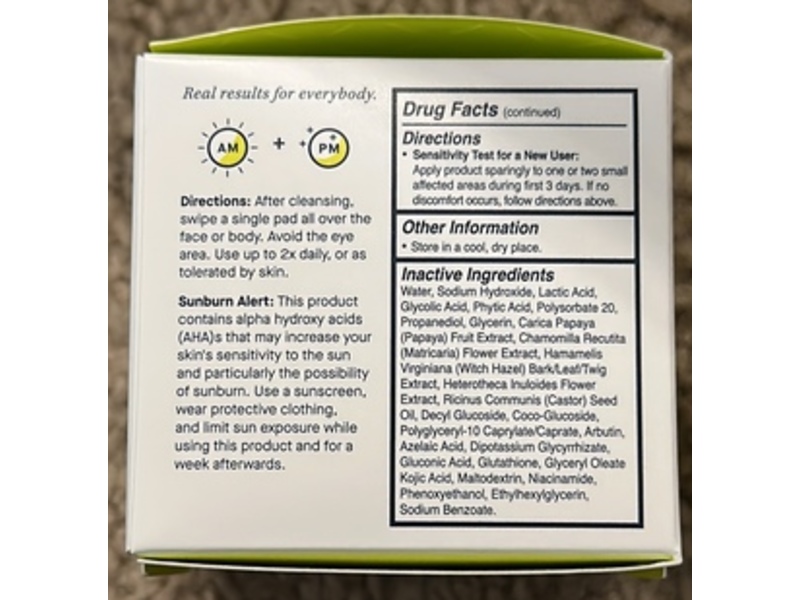 Slmd AHA/BHA Swipes Resurfacing Treatment Pads, 60 Count