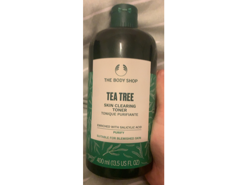 The Body Shop Skin Clearing Toner, Tea Tree, 13.5 fl oz/400 mL
