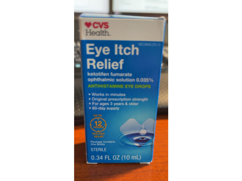 Cvs Eye Itch Relief Drops, 0.34 fl oz/10 mL