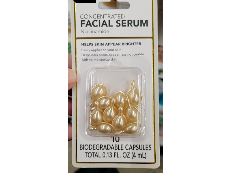 b.Pure Concentrated Facial Serum Capsules, Niacinamide, 0.13 fl oz/4 mL, 10 Count