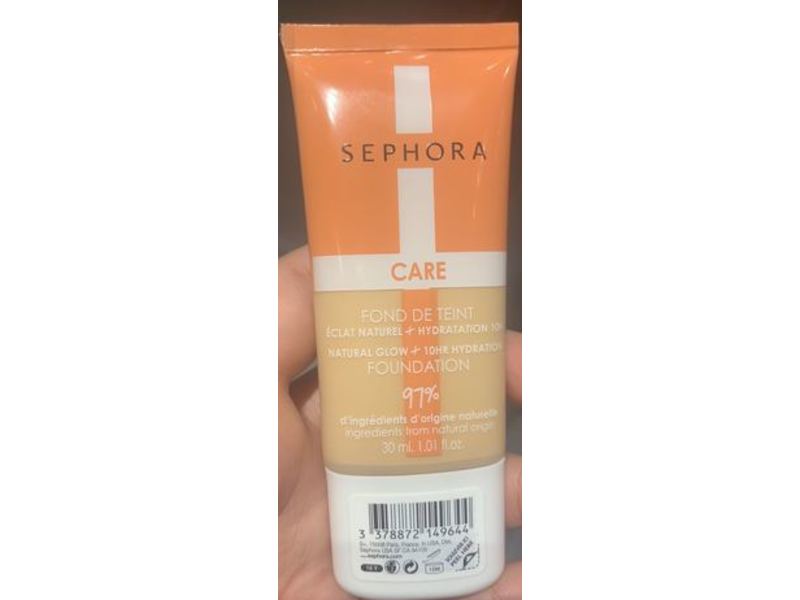 Sephora Natural Glow + Hydration Foundation, 16 Y Golden Light, 1.01 fl oz/30 mL