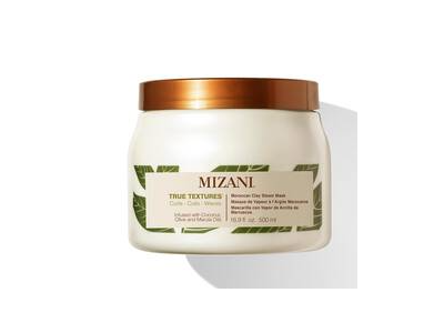 Mizani true Textures Moroccan Clay Steam Mask, Coconut, Olive & Marula Oils, 16.9 fl oz/500 mL
