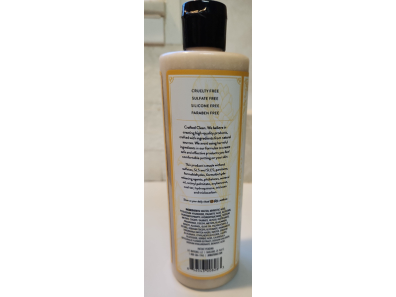 J.R. Watkins Detox Creamy Body Wash, Turmeric & Citron, 12 fl oz/354 mL