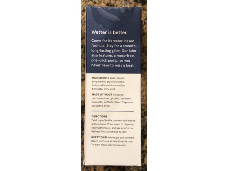 Lola Water-Based Personal Lubricant, 1.7 fl oz/50 mL