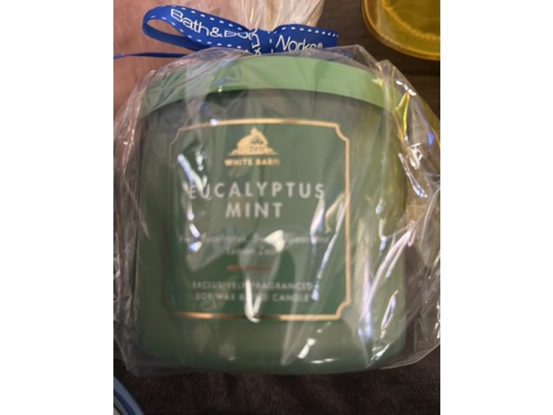 Bath & Body Works Scented Candle, Eucalyptus Mint, 14.5 oz/411 g