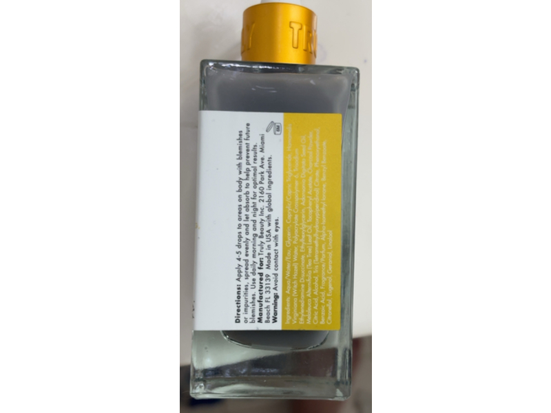 Truly Black Jelly Blemish Treatment Body Serum, 3.1 fl oz/30 mL