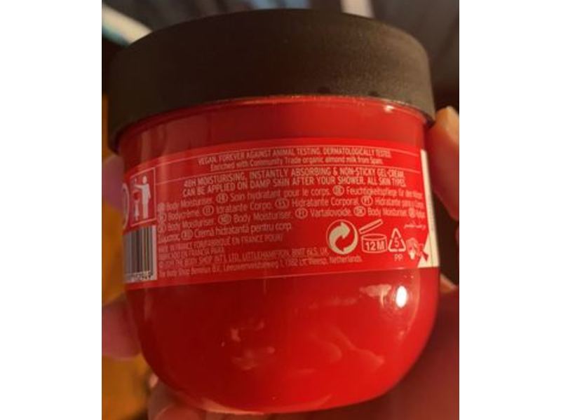 The Body Shop Body Yogurt, Strawberry, 6.98 fl oz/198 g