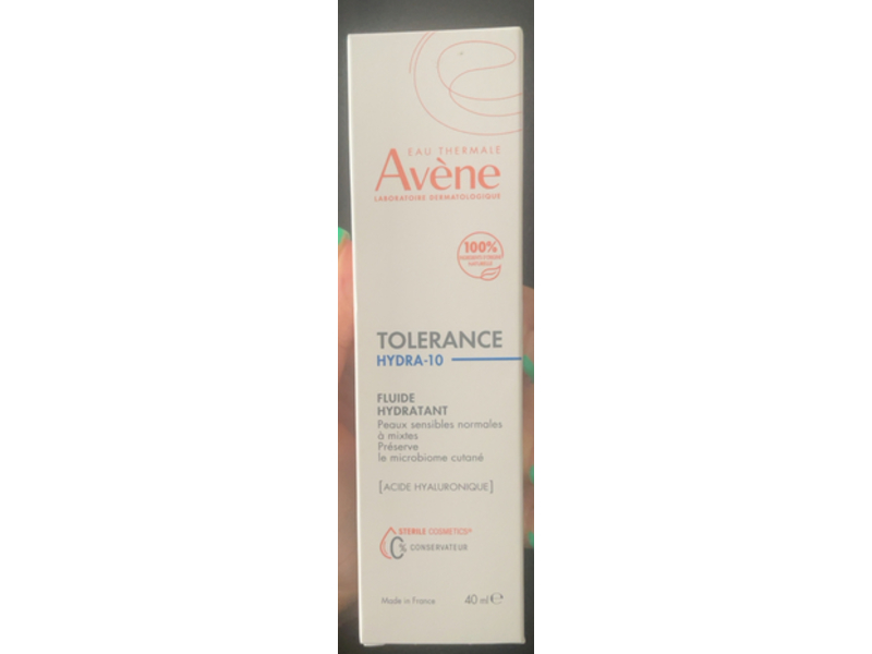 Avene Tolerance Hydra 10 Hydrating Fluid, 1.3 fl oz/40 mL
