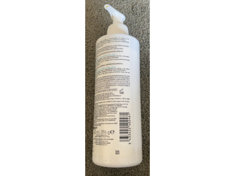 La Roche-Posay Lipikar Lipid Replenishing Body Milk, 13.5 fl oz/400 mL
