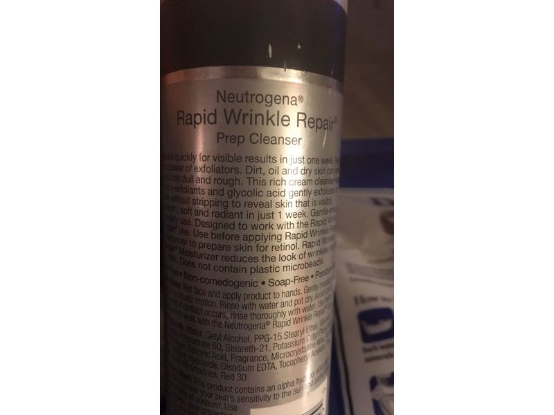 neutrogena prep cleanser