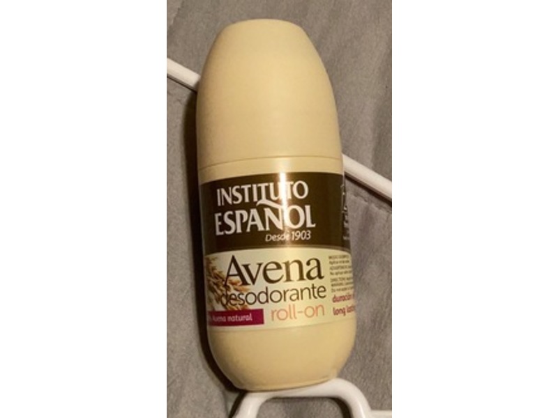 Instituto Espanol Avena Roll-On Deodorant, Oatmeal, 2.5 fl oz/75 mL