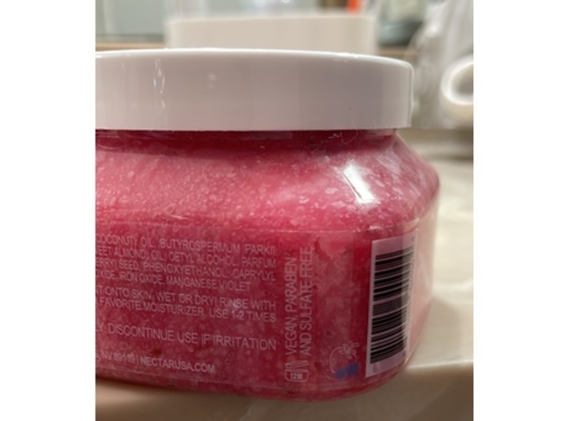 Nectar Life Sugar Body Scrub, Fruit Smoothie, 8 oz/227 g