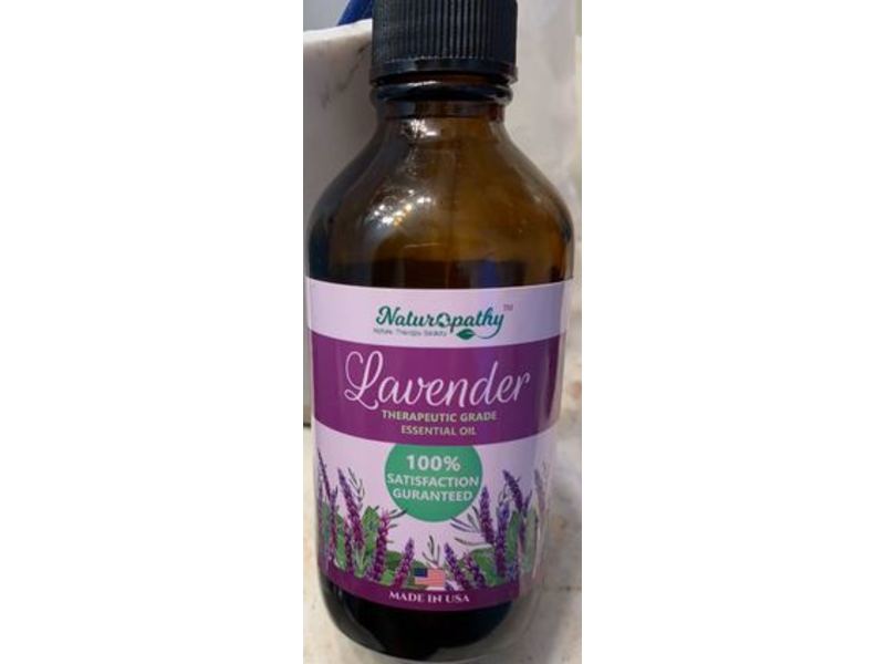 Naturopathy Nature Therapy Beauty Lavender Therapeutic Essential Oil, 4 fl oz/118 mL