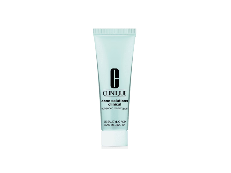 Clinique Acne Solution Clinical Clearing Gel, Salicylic Acid, 0.34 fl oz/10 mL