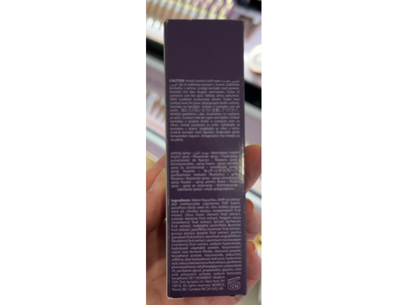 Tarte Life Lock Hydrating Setting Spray, 1.15 fl oz/34 mL