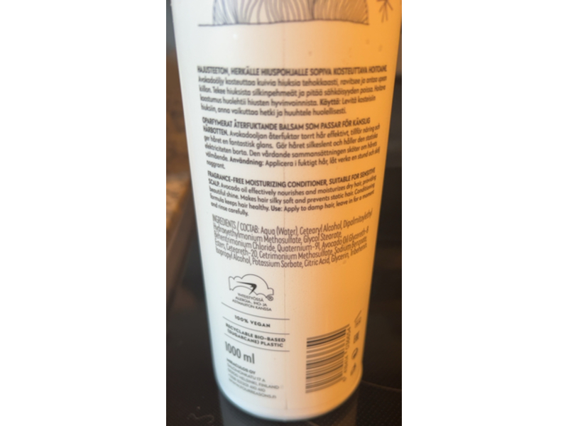 No Nothing Sensitive Moisturizing Conditioner, Four Reason, 33.8 fl oz/1000 mL