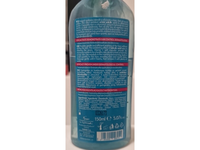 Gerovital Stop Acnee Purifying Foaming Gel, 5.07 fl oz/150 mL