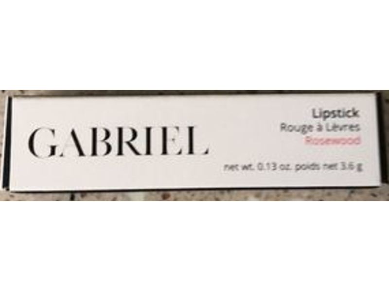 Gabriel Cosmetics Lipstick, Rosewood, 0.13 oz/3.6 g