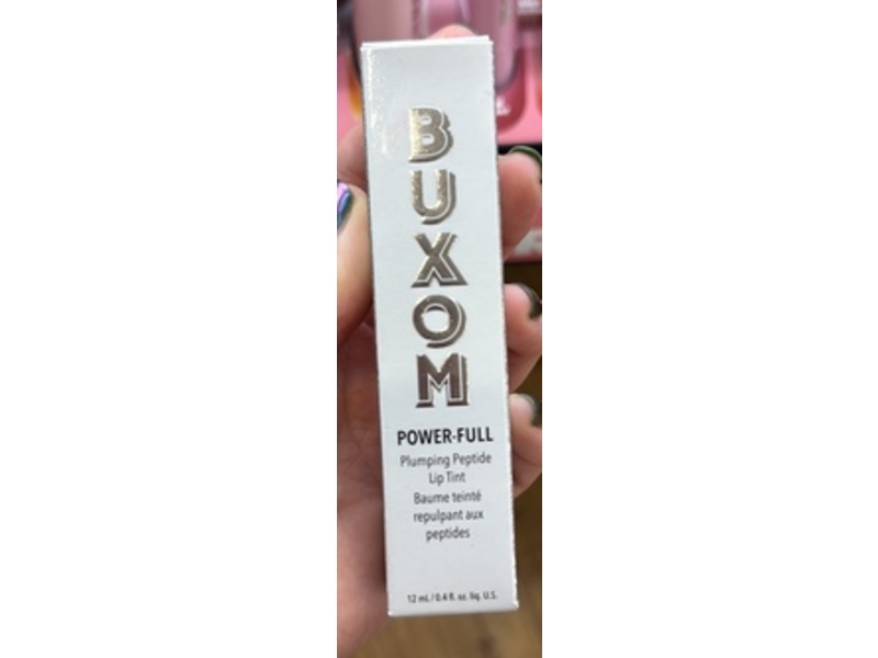 Buxom Power-Full Plumping Tint, Peptide, Rose Glaze, 0.4 fl oz/12 mL
