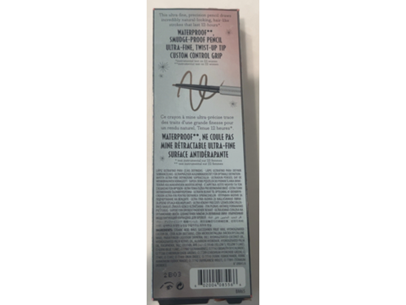 Benefit Precisely My Brow Pencil Ultra Fine Brow Defining Pencil, 03 Medium, 0.01 fl oz/0.04 g