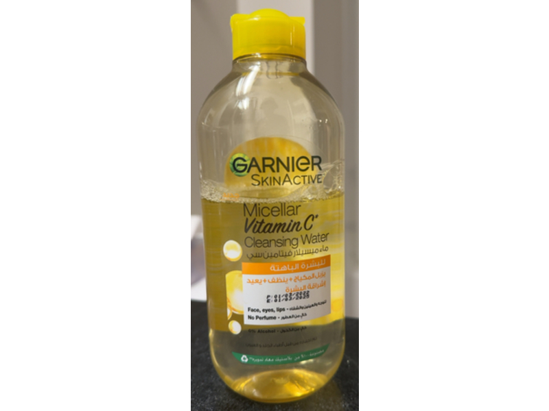 Garnier Skin Active Micellar Cleansing Water, Vitamin C, 400 mL
