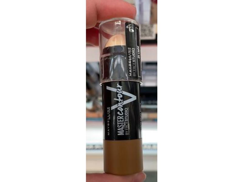 Maybelline New York Master Contour & Highlight Duo Stick, 01 Light, 0.24 fl oz/7 g