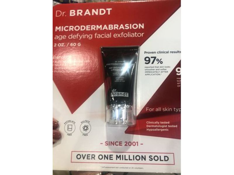 Dr.Brandt Age Defying Facial Exfoliator, Micro Dermabrasion, 2 oz/60 g