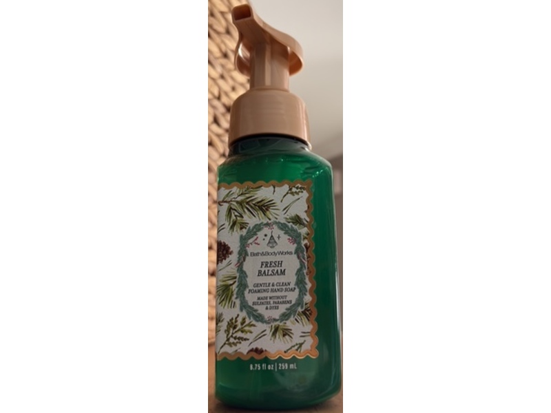Bath & Body Works Foaming Hand Soap, Fresh Balsam, 8.75 fl oz/259 mL